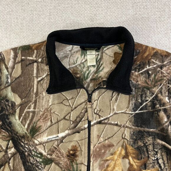 WALLS Camo Fleece Jacket Men’s 2XL Full Zip Camoflage Pockets - Picture 2 of 7